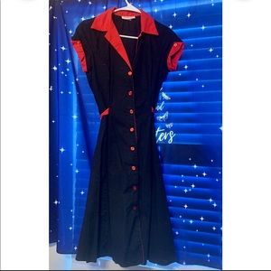 Vintage style collared dress